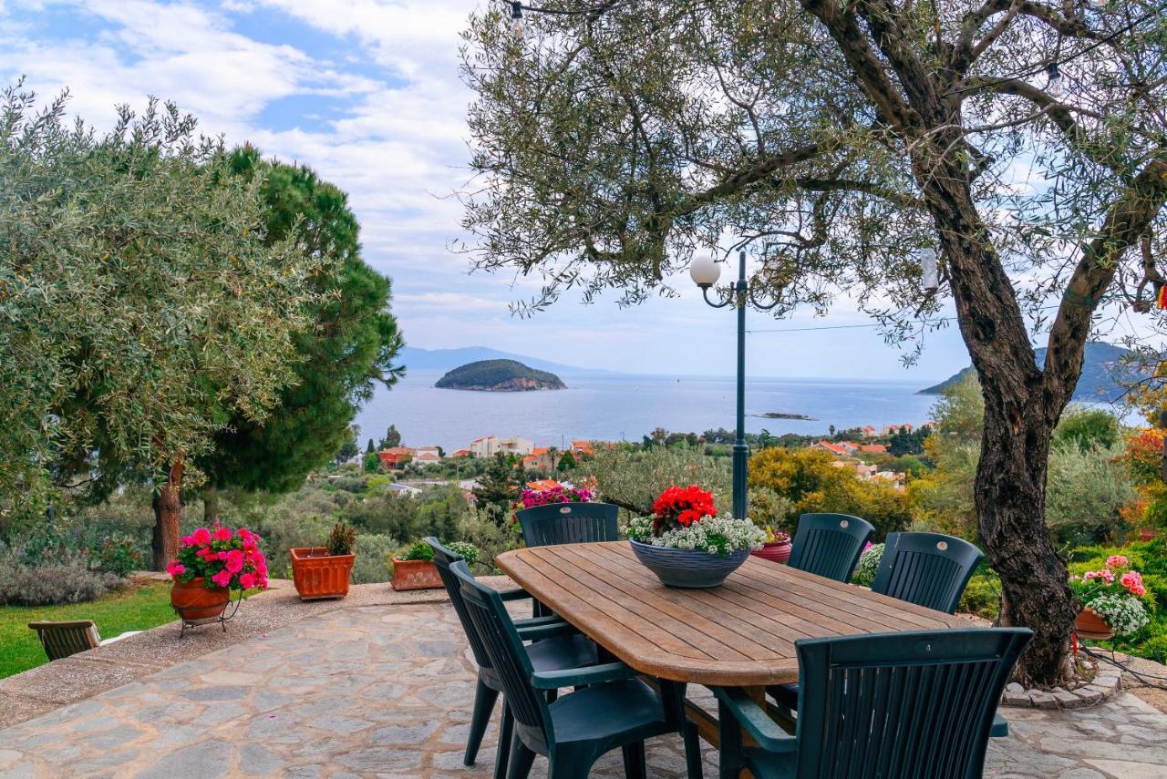 Villa Elia Kavala - Mediterranean Holiday Villa PalaiónTsiflíkion Exteriér fotografie