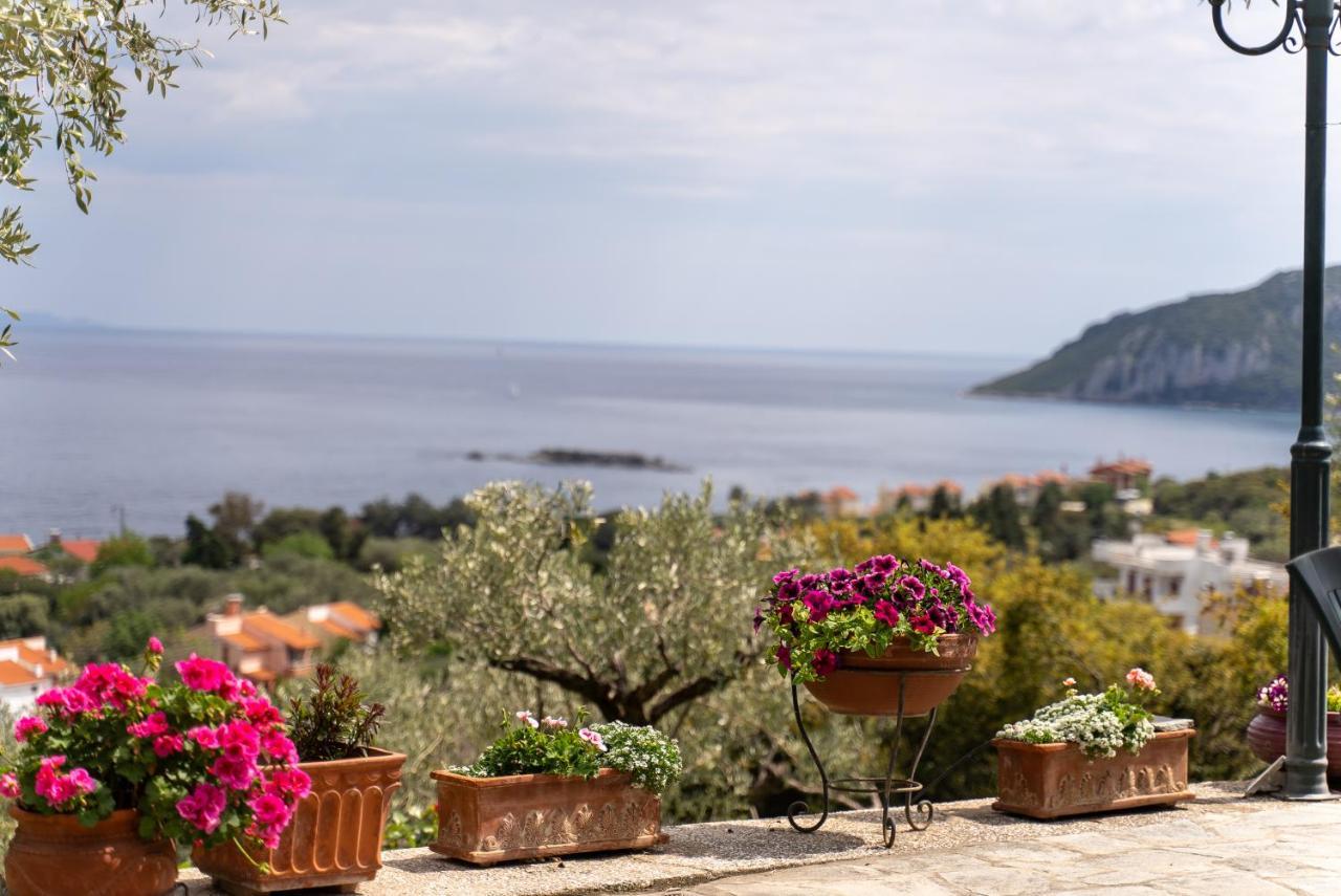 Villa Elia Kavala - Mediterranean Holiday Villa PalaiónTsiflíkion Exteriér fotografie